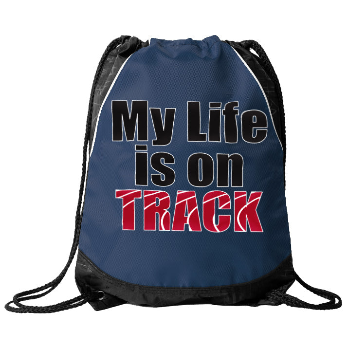 My Life is on Track Cinch Bag