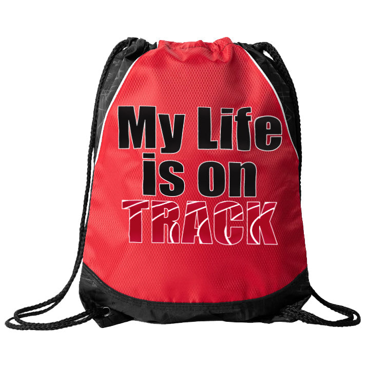 My Life is on Track Cinch Bag