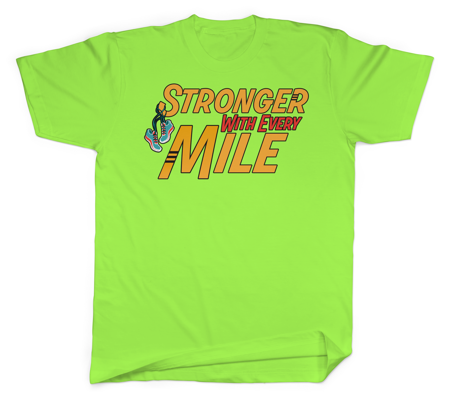 Stronger with Every Mile Basic Tee