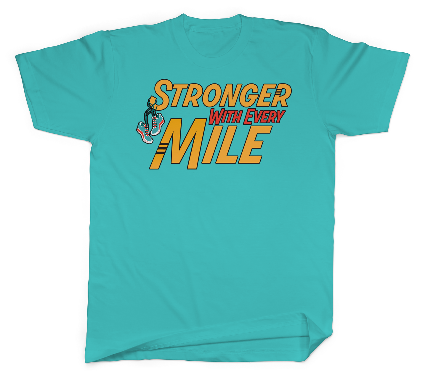 Stronger with Every Mile Basic Tee