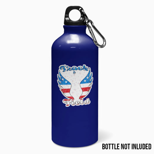 Track & Field Patriotic Holographic Sticker