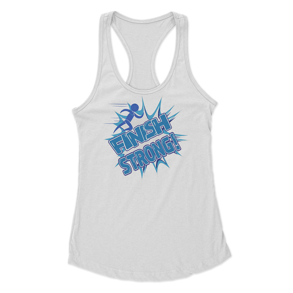 Finish Strong Racerback Tank Top