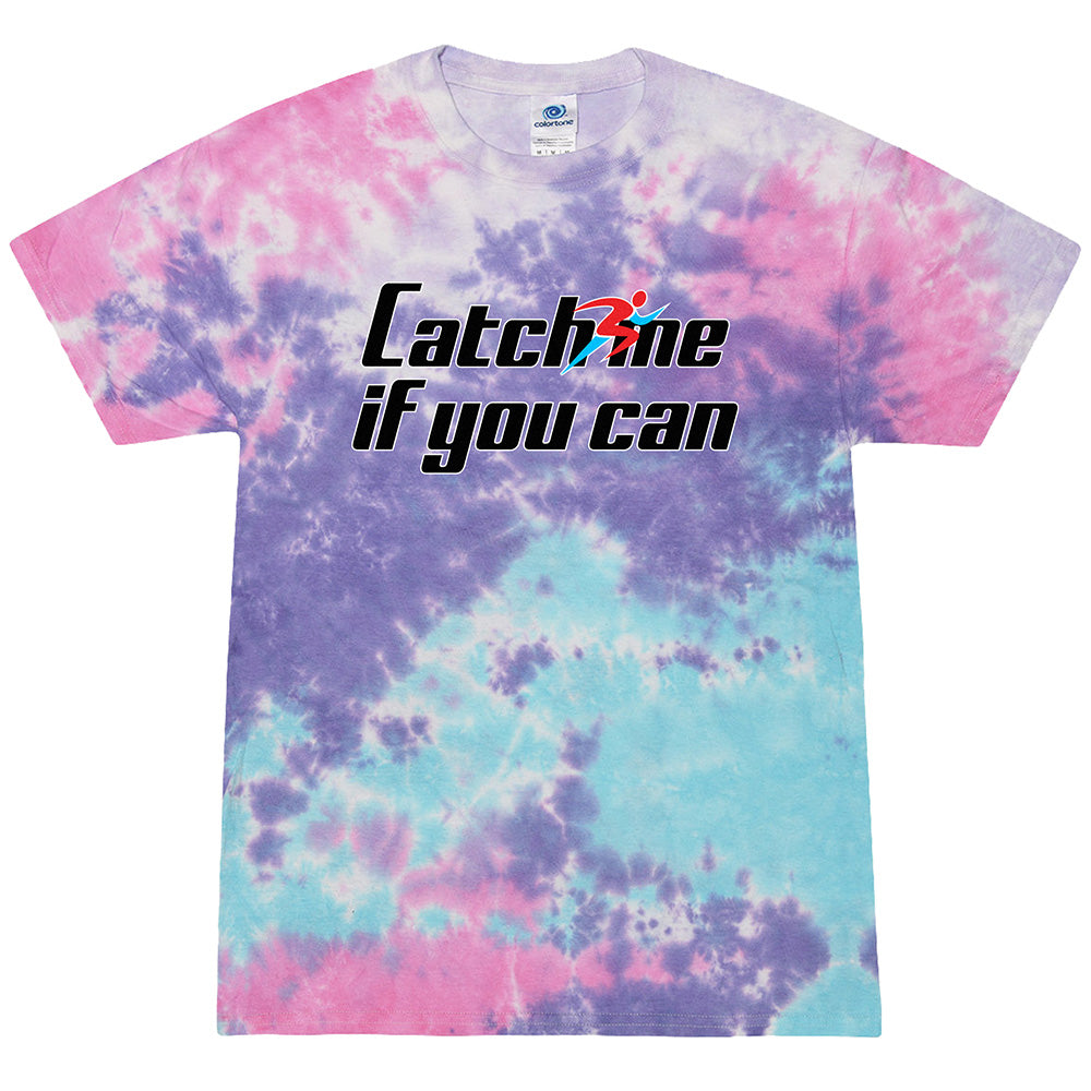 Catch Me If You Can (Black) Tie Dye Tee