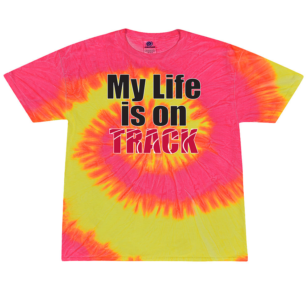 My Life Is On Track Youth Tie Dye