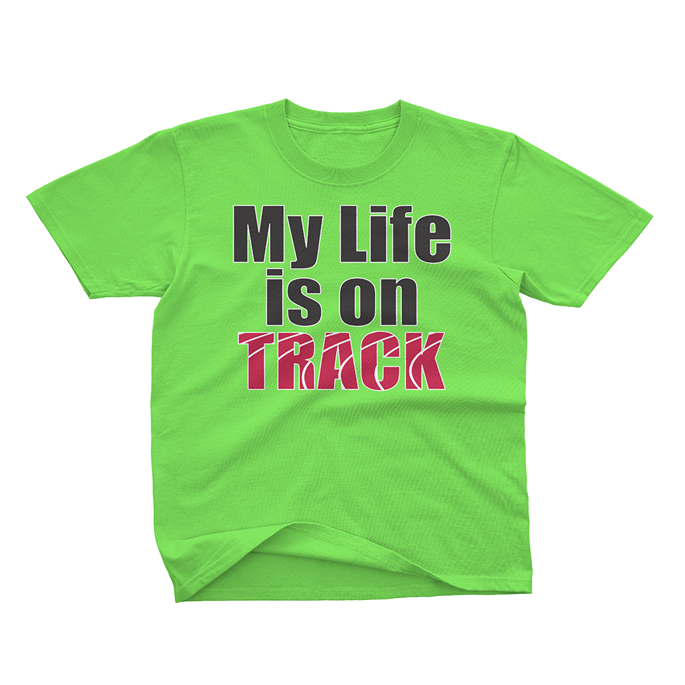 My Life Is On Track Youth Basic Tee