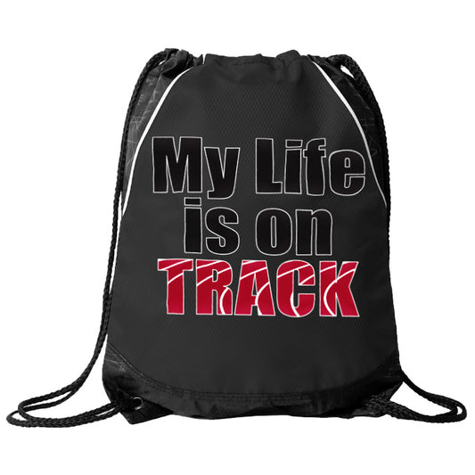 My Life is on Track Cinch Bag