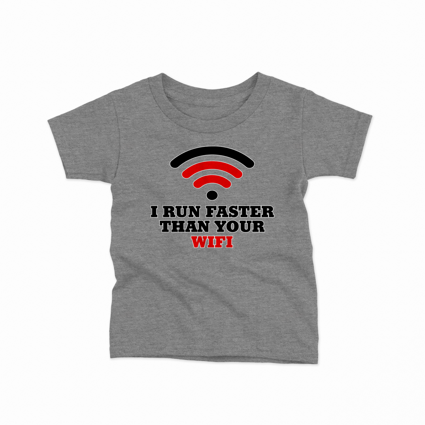 I Run Faster Than Your WiFi Youth Basic Tee