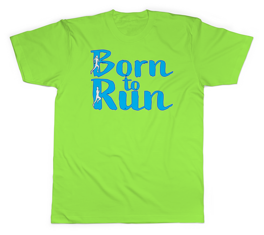 Born to Run (Blue) Basic Tee