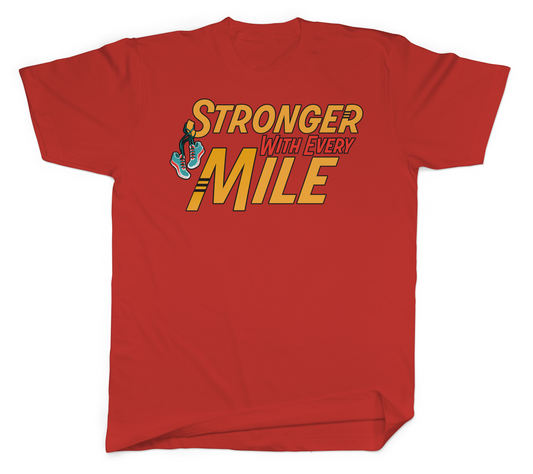 Stronger with Every Mile Basic Tee