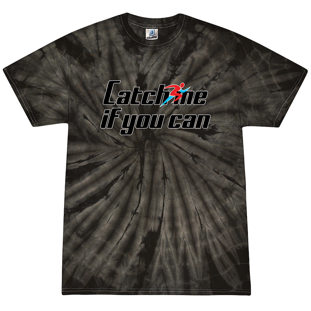 Catch Me If You Can (Black) Tie Dye Tee