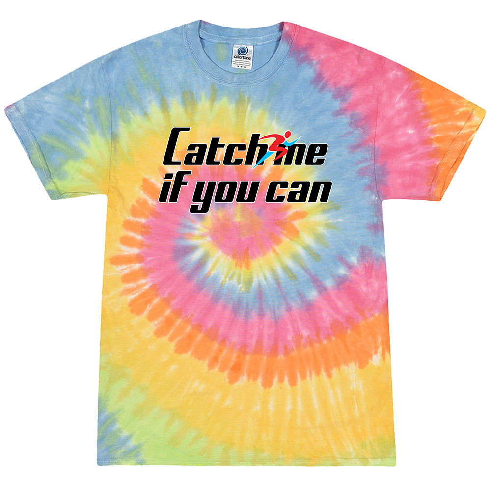 Catch Me If You Can (Black) Tie Dye Tee