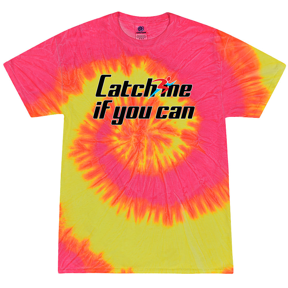 Catch Me If You Can (Black) Tie Dye Tee